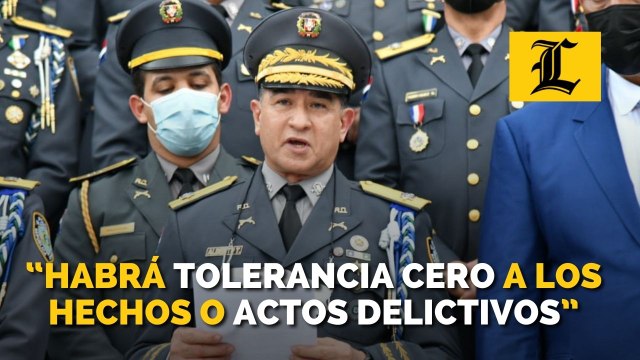 Nuevo director de la Policía_ “Habrá tolerancia cero a los hechos o actos delictivos”