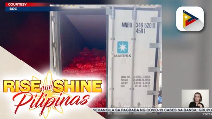 Nasa P3-M halaga ng smuggled na sibuyas mula China, nasabat ng BOC sa Misamis Oriental