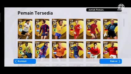 OPEN LEGEND WORLDWIDE CLUB & 7 BLACKBALL #BECKHAM #ZIKO #XAVI #PES #PESMOBILE #EFOOTBALL #KONAMI