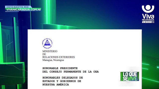 Nicaragua rechaza reunión ilegítima del Consejo Permanente de la OEA