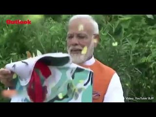 PM Modi Releases Hundreds Of Butterflies On His 69th Birthday