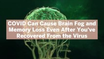 COVID Can Cause Brain Fog and Memory Loss Even After You've Recovered From the Virus, New
