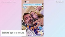 Stéphane Tapie pose avec sa fille Lola : la passion de l'OM en héritage !