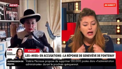 Geneviève de Fontenay répond aux attaques d'une association féministe sur les Miss