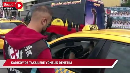 Kadıköy’de taksilere yönelik denetim