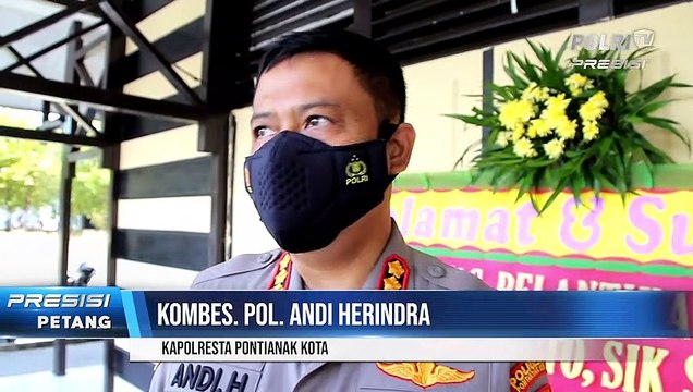 Polresta Pontianak Kota Serah Terima Jabatan Kasat Reskrim dan Kapolsek Pelabuhan Dwikora
