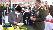 Hut TNI Gubernur Suapi Danrem