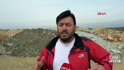 Mahallede hafriyat tepeleri oluştu