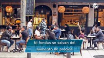 Restaurantes suben  precios o reformulan por Covid e inflación