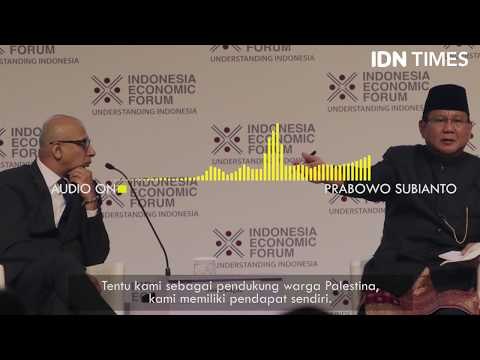 CEK FAKTA Jawaban Prabowo Atas Pertanyaan Soal Pemindahan Kedubes Australia ke Yerusalem