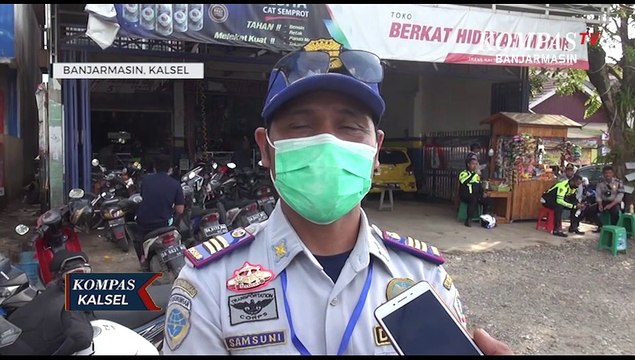 Jembatan Sei Alalak Ditutup Jelang Diresmikan Presiden Jokowi