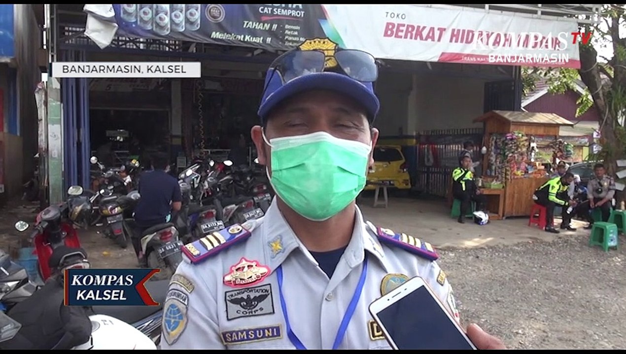 Jembatan Sei Alalak Ditutup Jelang Diresmikan Presiden Jokowi