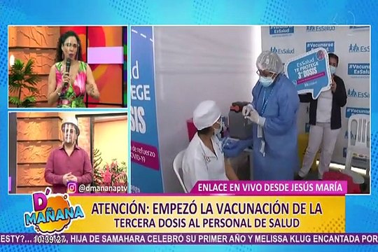 Tercera dosis: ¿Cómo avanza la vacunación contra la COVID-19 para el personal de salud?