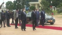 Cumhurbaşkanı Erdoğan, Togo'da resmi tören ile karşılandı