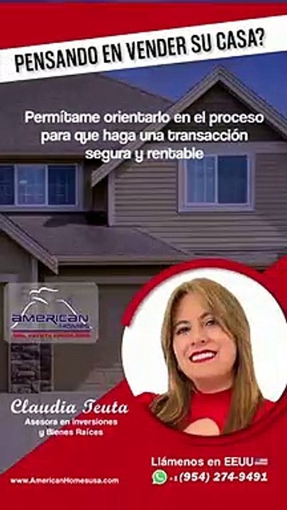 Pensando en Vender su propiedad