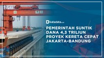 Pemerintah Suntik Dana 4,3 Trilun Proyek Kereta Cepat | Katadata Indonesia