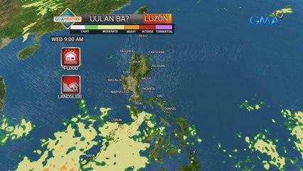 Northeasterly surface windflow at localized thunderstorms, magpapaulan sa ilang bahagi ng bansa bukas | 24 Oras