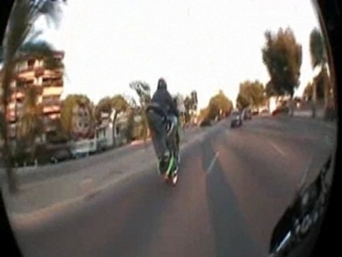 freeride sur le bord de mer