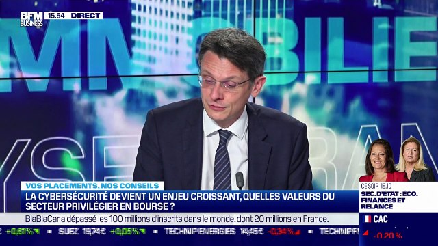 François Monnier (Investir) : La cybersécurité devient un enjeu croissant, quelles valeurs du secteur privilégier en Bourse ? - 19/10