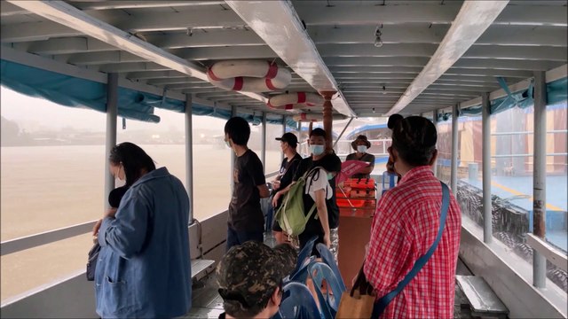 Koh Kret island and Pak Kret district heavy rain Thailand