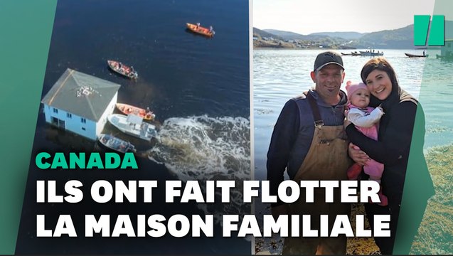 Ce couple fait flotter la maison de ses rêves sur l'eau pour la déplacer