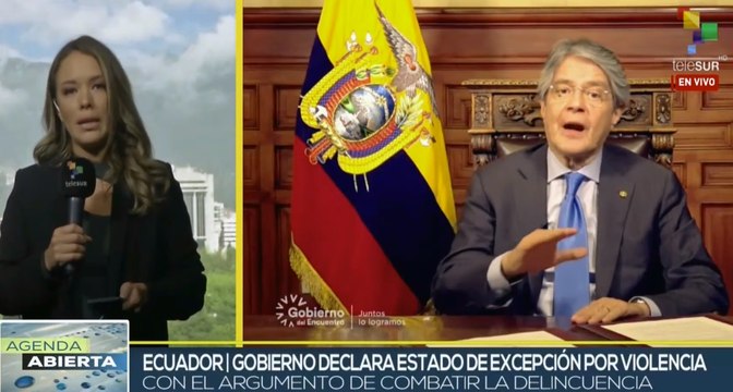 Estado de Excepción en Ecuador, implicaciones geopolíticas