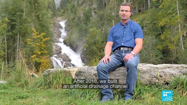 In the Alps, climate change is turning glaciers into lakes