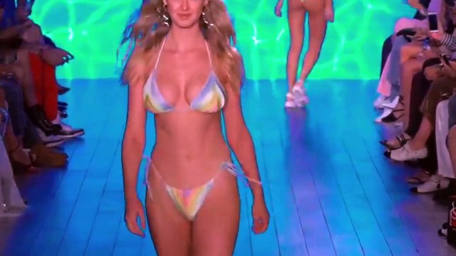 Camilla Swimwear lit the Miami Swim Week runway on fire with its exy resort, swimwear, bathing suit, and bikini collection Part 5