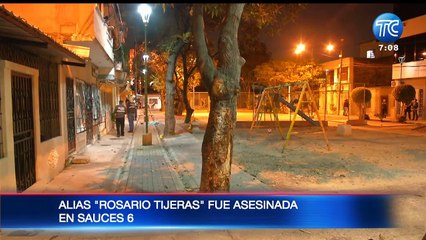 Alias "Rosario Tijeras" fue asesinada en un parque al norte de Guayaquil