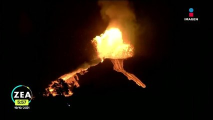 Continúa la erupción volcánica en La Palma, España