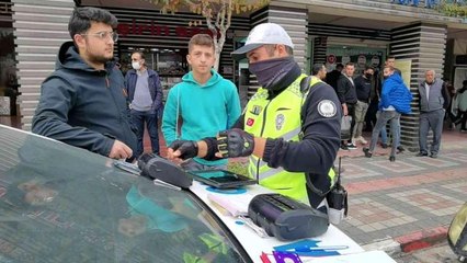 Kasksız sürücülere ceza yağdı