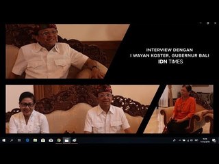Interview With I Wayan Koster, Gubernur Bali