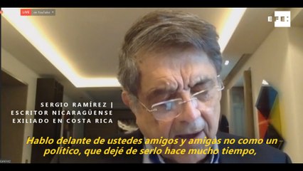 Sergio Ramírez: "es a la palabra con filo a la que temen las dictaduras"