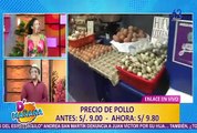 D´Mañana: precio del kilo de pollo subió de 9.00 soles a 9.80 en mercado de Magdalena