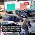 Il vole une voiture, en percute 9 autres et repart tranquillement (Malaga)