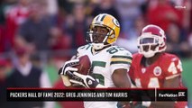 Greg Jennings and Tim Harris will be inducted into the Green Bay Packers Hall of Fame