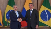 Duque y Bolsonaro exaltan relaciones entre ambos países y su defensa de la Amazonía