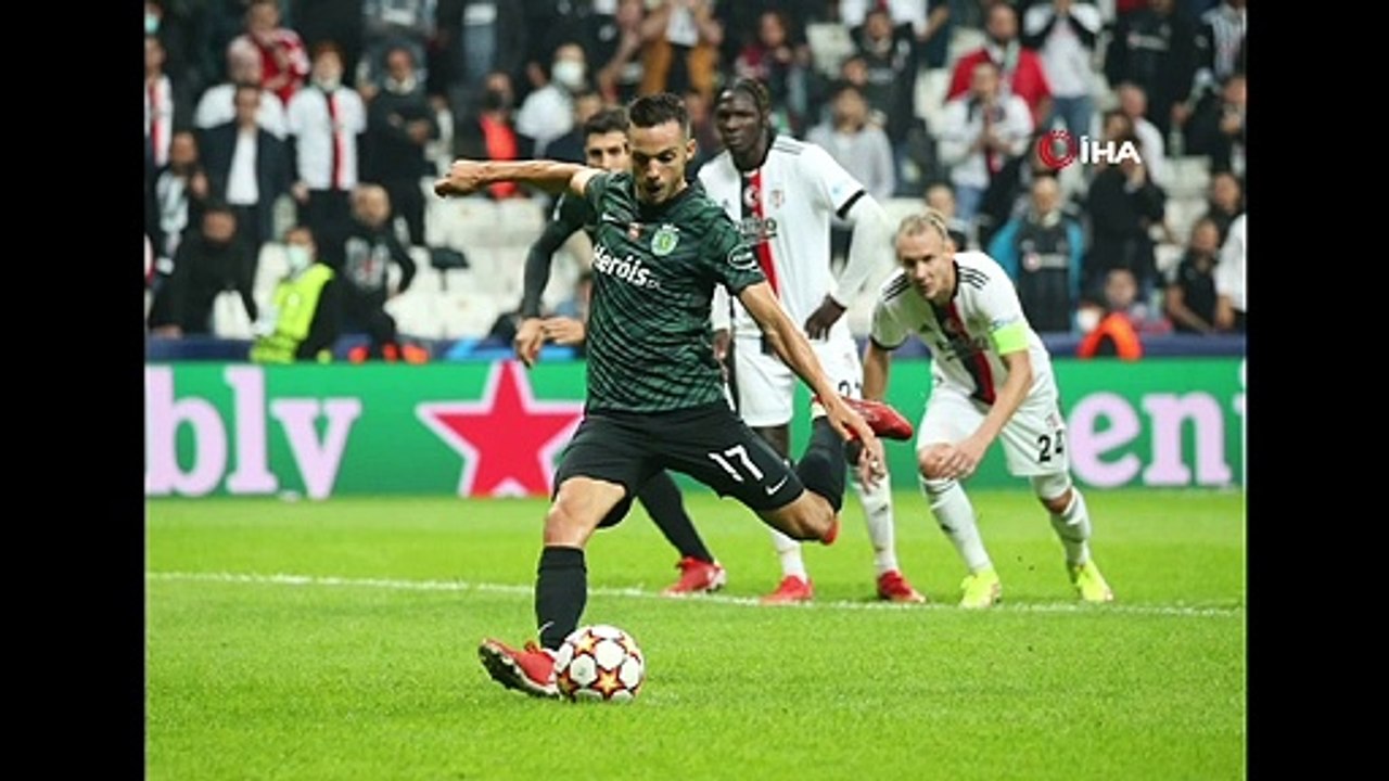 Beşiktaş - Sporting CP maçından kareler
