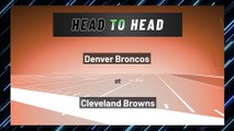 Denver Broncos at Cleveland Browns: Moneyline