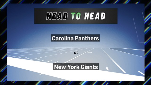 Carolina Panthers at New York Giants: Spread