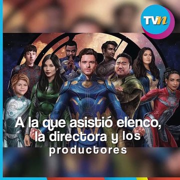 Victoria Alonso y Salma Hayek se viralizan en la premiere de Eternals