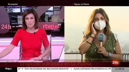 VOLCÁN de LA PALMA_ Preocupa la CALIDAD del AIRE y uno de los SEÍSMOS ha sido de 4,6 grados I RTVE