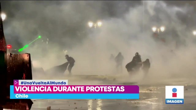 Protestas por los 2 años del estallido social en Chile dejan dos muertos