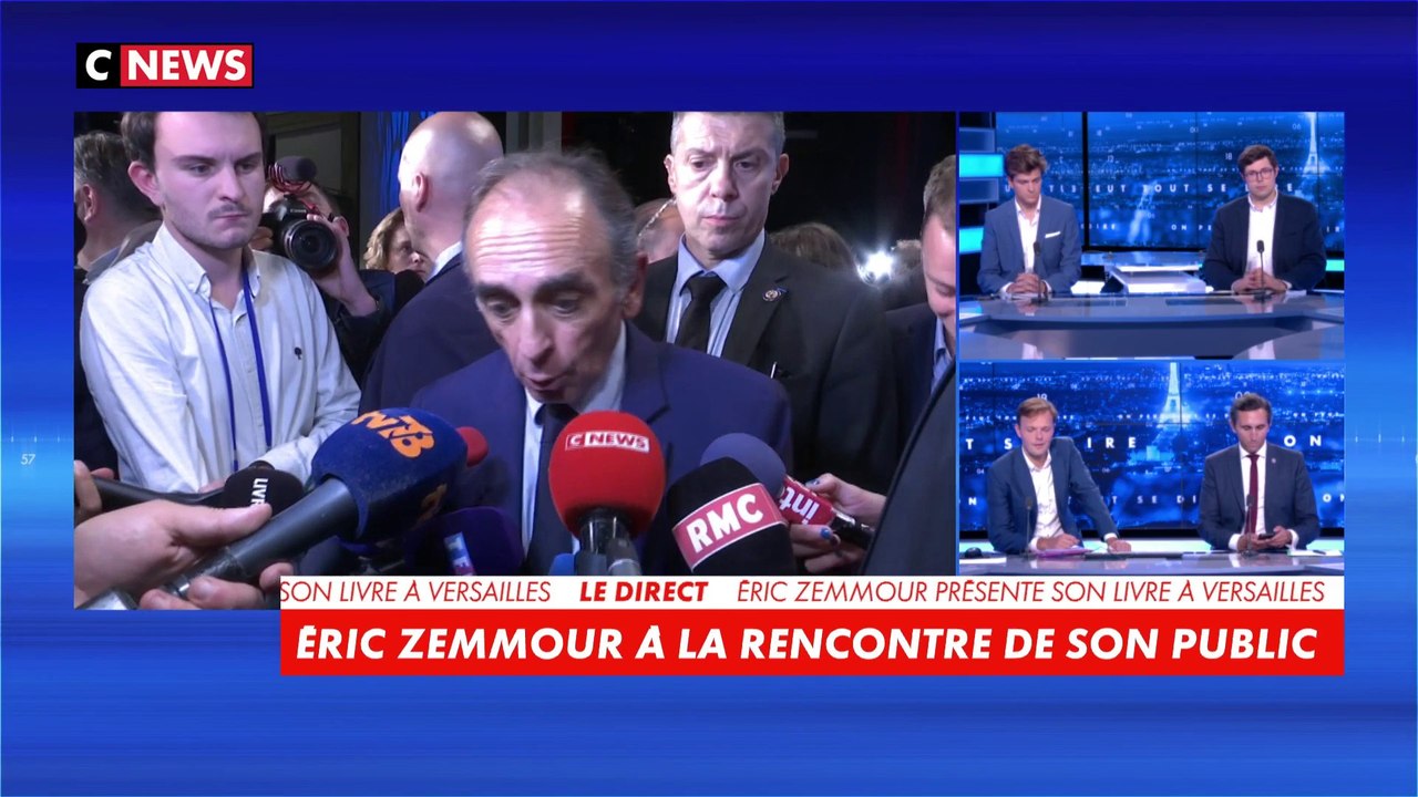 Retrouvez le point presse d'Eric Zemmour à Versailles