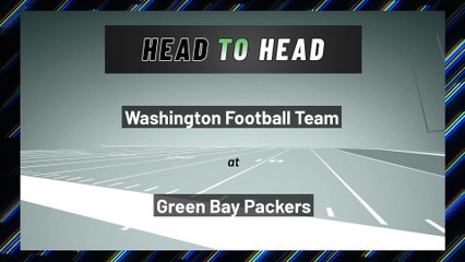 Washington Football Team at Green Bay Packers: Moneyline