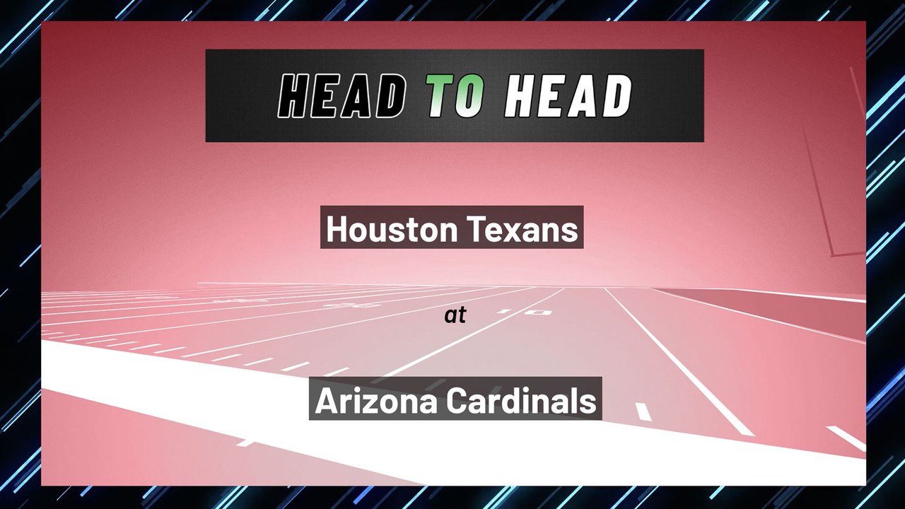 Houston Texans at Arizona Cardinals: Moneyline