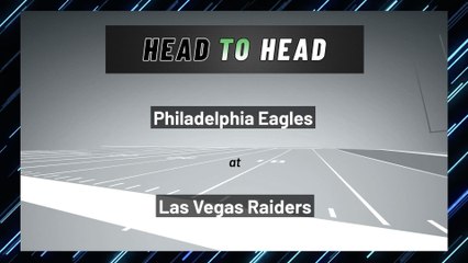 Philadelphia Eagles at Las Vegas Raiders: Over/Under