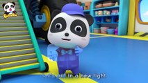Brave Policeman Patrols the Street | Baby Panda Police Office | BabyBus