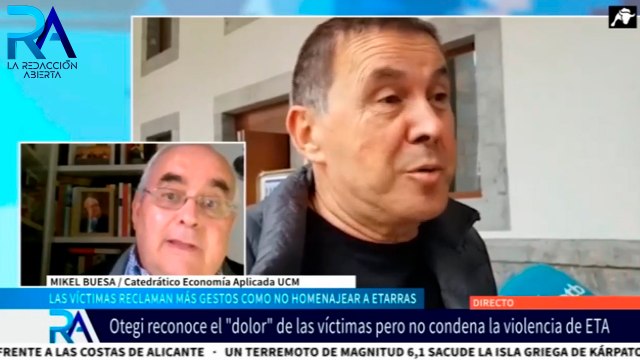 Mikel Buesa: 'Debemos exigir políticamente el apartamiento de Bildu'