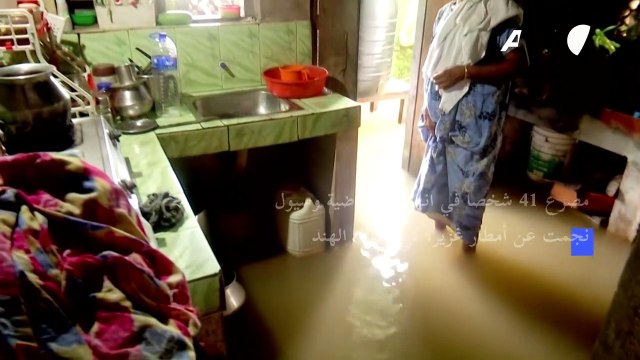 مصرع 41 شخصا في انهيارات أرضية وسيول نجمت عن أمطار غزيرة في شمال الهند